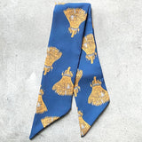 ART DECO NECK BOWIE NAVY