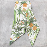 CANNABIS FLOWER GARDEN NECK BOWIE MAXI
