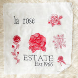 LA ROSE GARDEN SILK SCARF