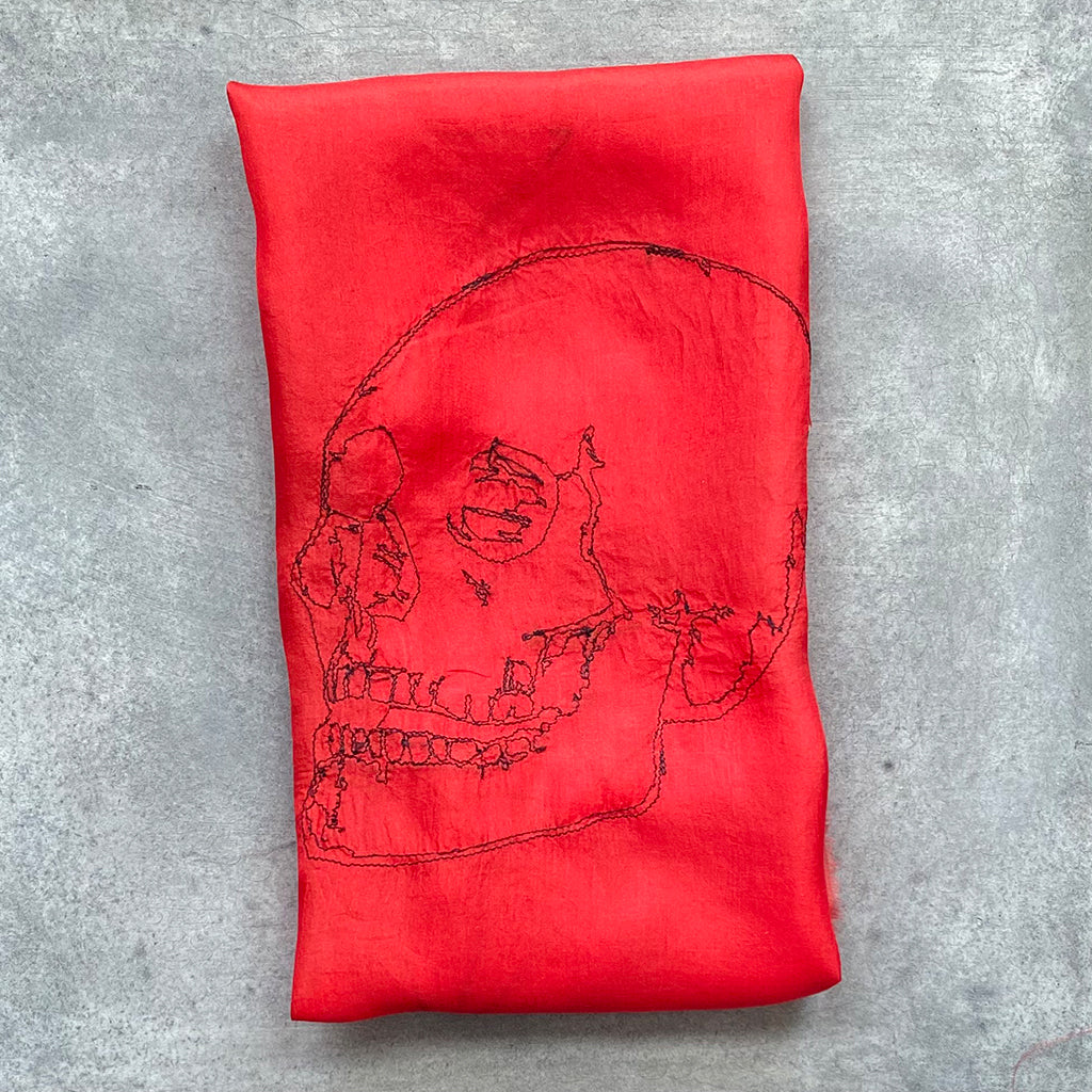 Silk Skull Hanky