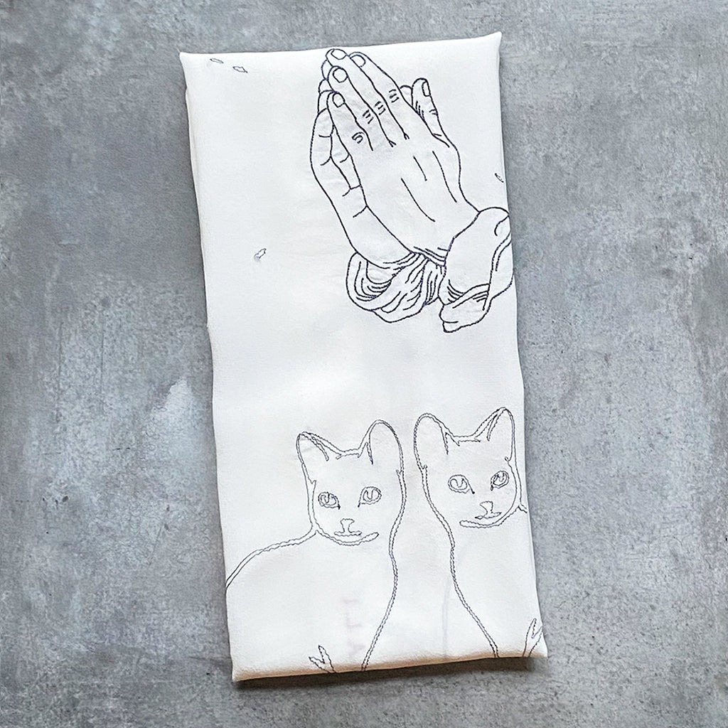 KITTEN DAGGER TATTOO SCARF