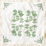 FROG MUSHROOM GARDEN SCARF