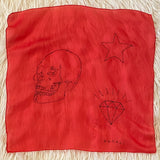 Silk Skull Hanky