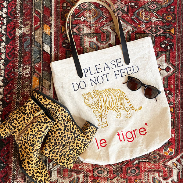 EMBROIDERED TOTE