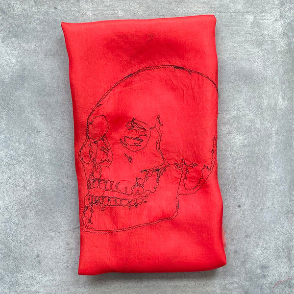 Silk Skull Hanky