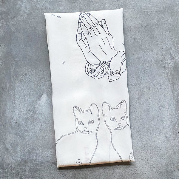 KITTEN DAGGER TATTOO SCARF