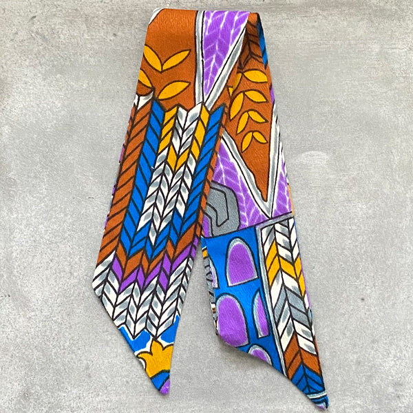 60'S VINTAGE PRINT NECK BOWIE